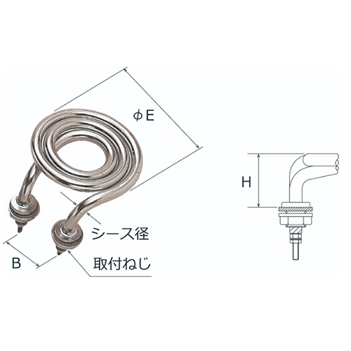 日本sakaguchi坂口电热螺纹型加热器PW系列