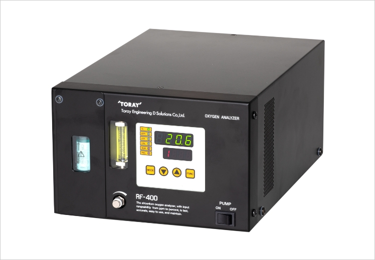 日本进口TORAY东丽锆类氧气计RF-400-01